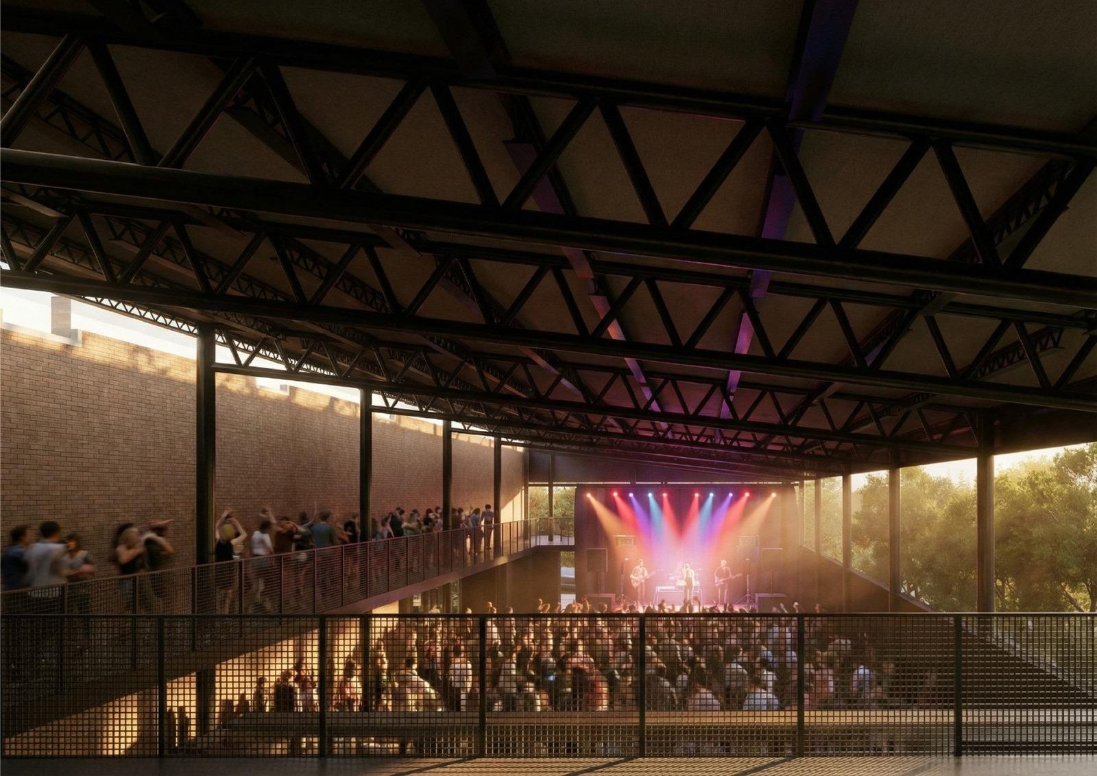 Render: a concert in the Mill’s performance hall