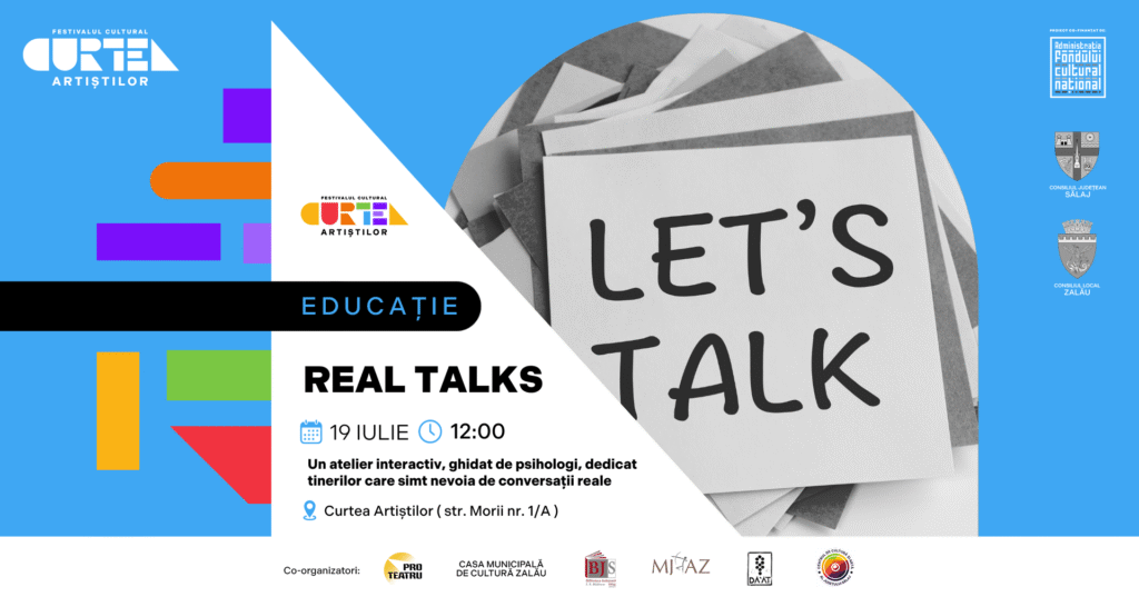 Fotografie din ATELIER INTERACTIV GHIDAT DE PSIHOLOGI – „REAL TALKS”