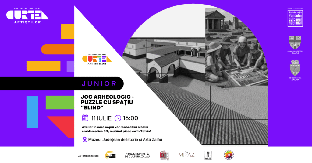 Fotografie din ATELIER PENTRU COPII: JOC ARHEOLOGIC – PUZZLE CU SPAȚIU „BLIND”