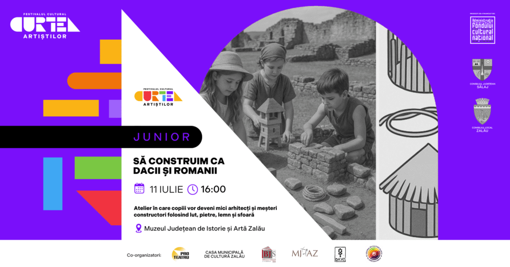 Fotografie din ATELIER PENTRU COPII: SĂ CONSTRUIM CA DACII ȘI ROMANII