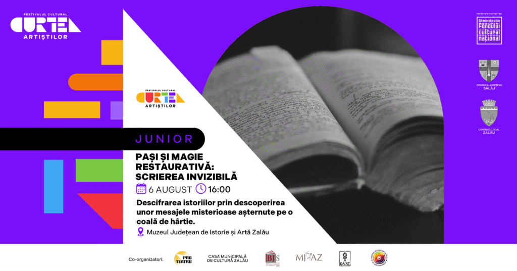 Fotografie din ATELIER PENTRU COPII: PAȘI ȘI MAGIE RESTAURATIVĂ: SCRIEREA INVIZIBILĂ