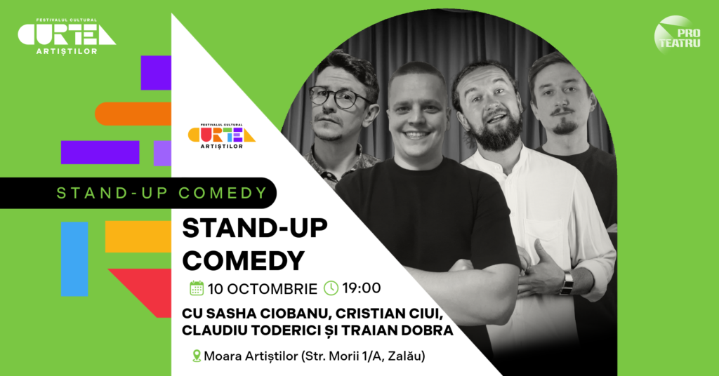 Fotografie din STAND-UP COMEDY CU SASHA CIOBANU, CRISTIAN CIUI, CLAUDIU TODERICI ȘI TRAIAN DOBRA