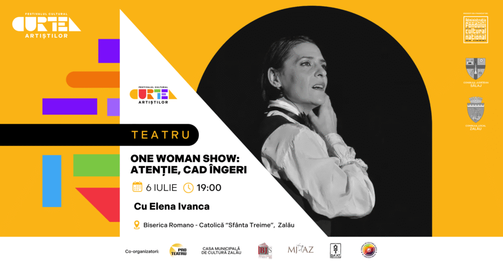 Fotografie din SPECTACOL DE TEATRU: ATENȚIE, CAD ÎNGERI CU ELENA IVANCA