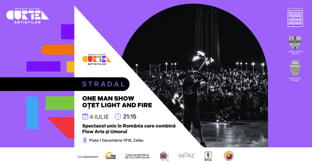 Fotografie din ONE MAN SHOW: OȚET LIGHT AND FIRE